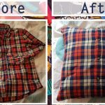 Turn old shirts into pillow covers